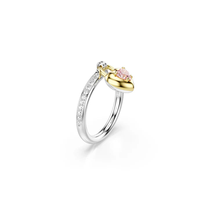 Anello charm Idyllia Cuore, Rosa