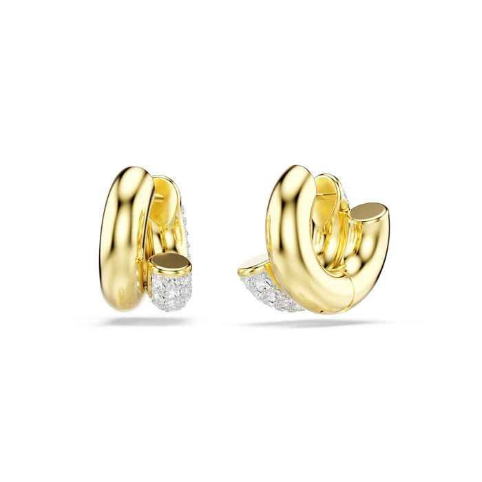 Orecchini cerchio Dextera mini placc oro