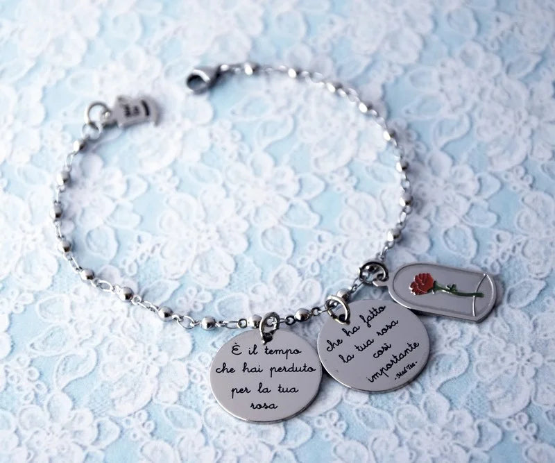 Bracciale “Rosa del Piccolo Principe”