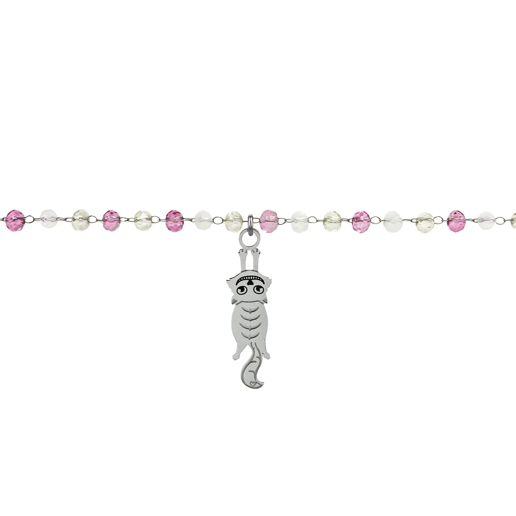 Bracciale cristalli “Gatto di Alice”