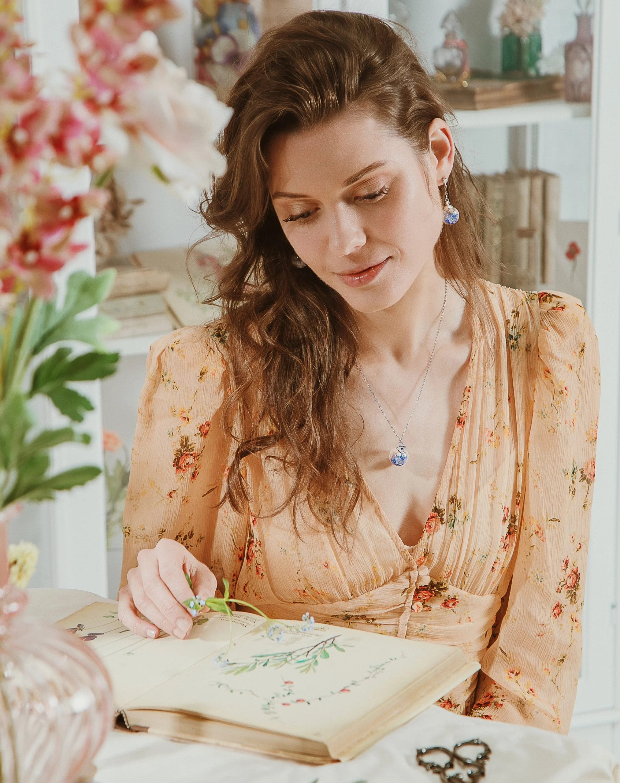 Orecchini sei sempre nel cuore “Non ti scordar di me”