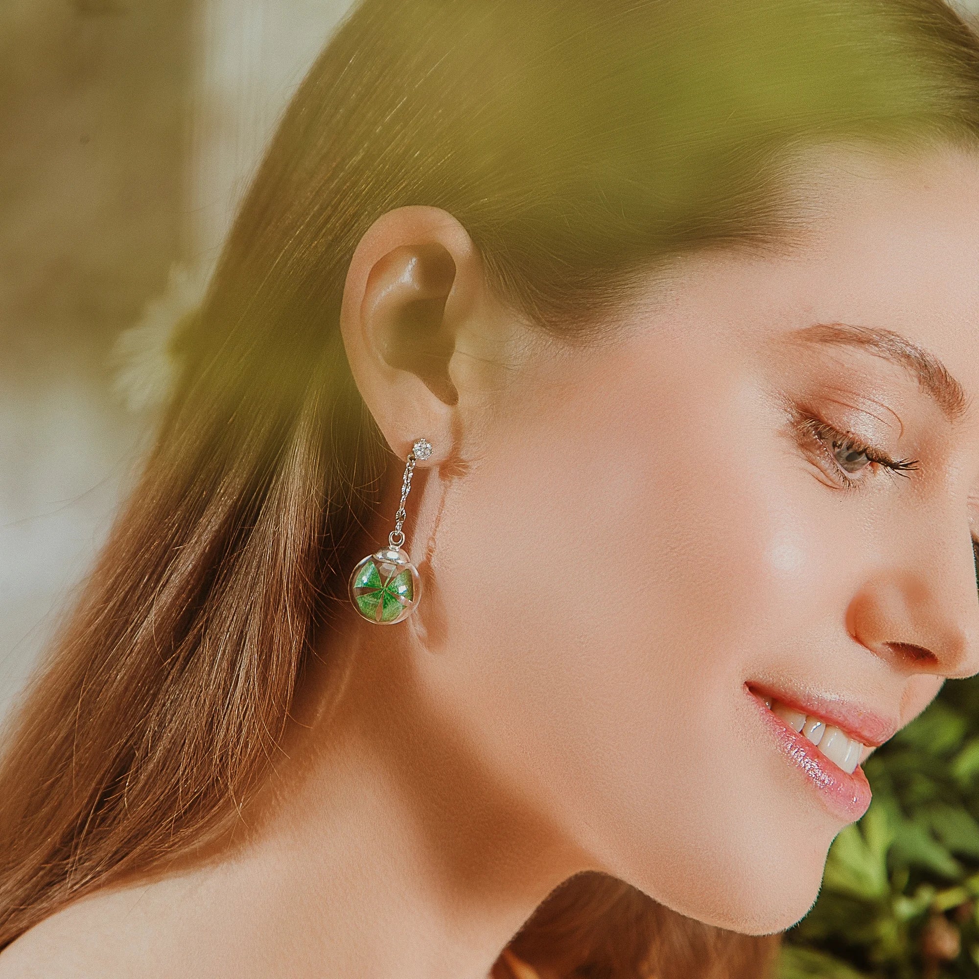 Orecchini della fortuna “Quadrifoglio”