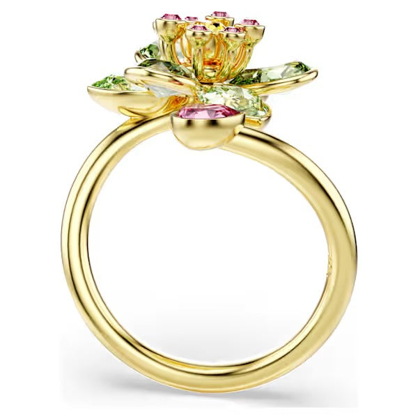 Anello aperto Idyllia Fiore Verde