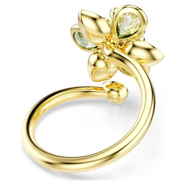 Anello aperto Idyllia Fiore Verde
