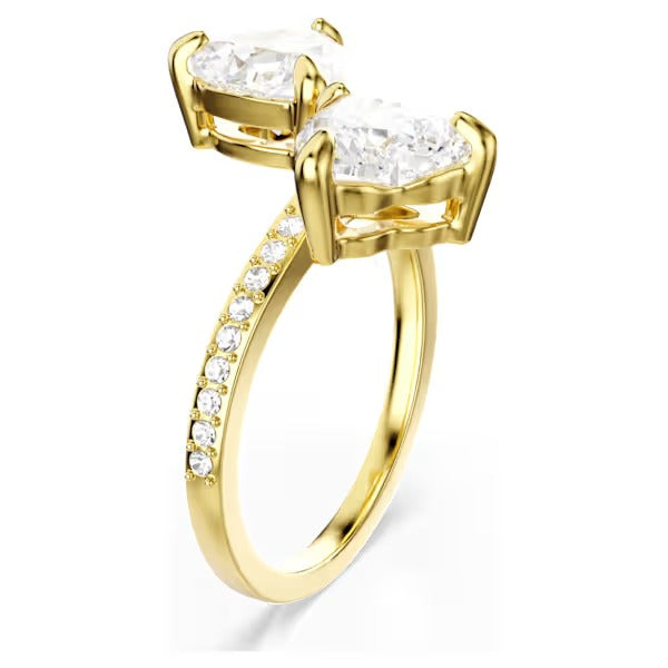 Anello Mesmera Cuori Placcato oro