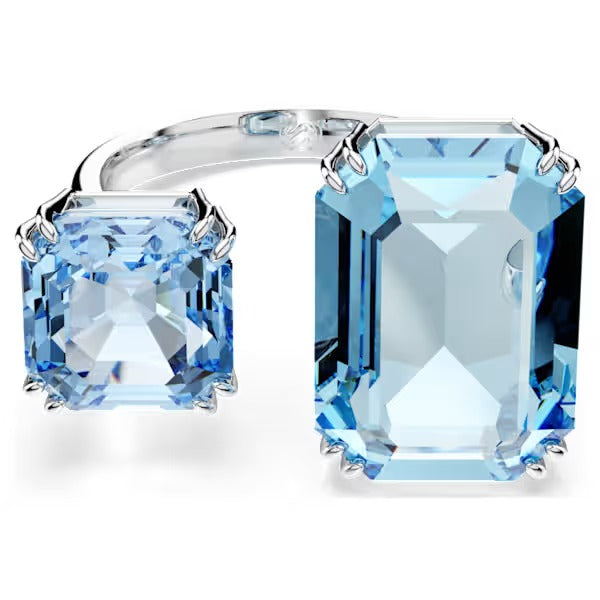 Anello aperto Millenia ottagon Blu