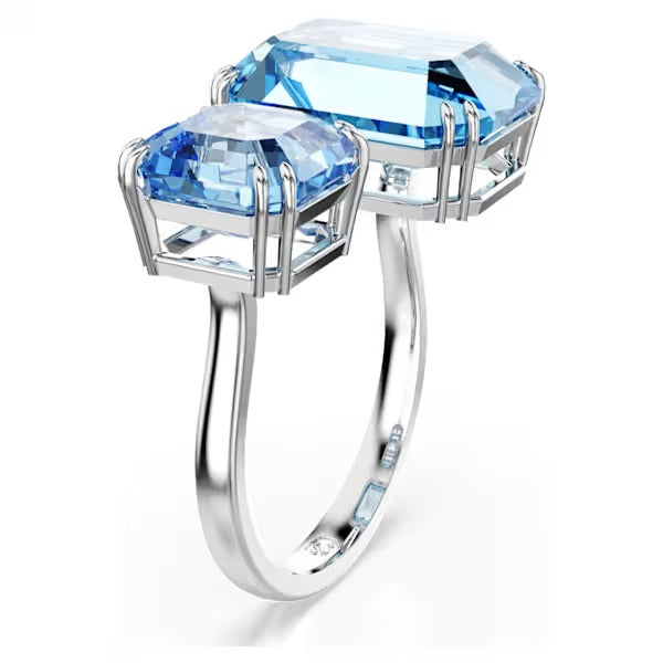 Anello aperto Millenia ottagon Blu