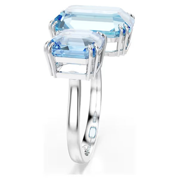 Anello aperto Millenia ottagon Blu