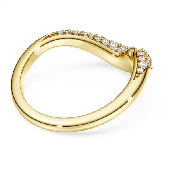 Anello Classica Argento Sterling placc oro 18k