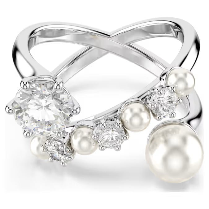 Anello Spirale Matrix Pearl