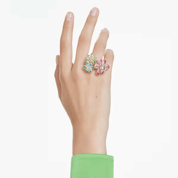 Anello Idyllia Fiori Tripli