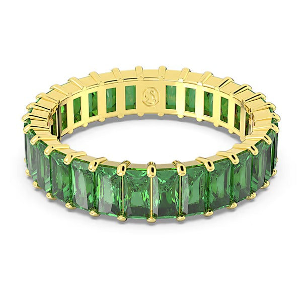 Anello Matrix baguette Verde