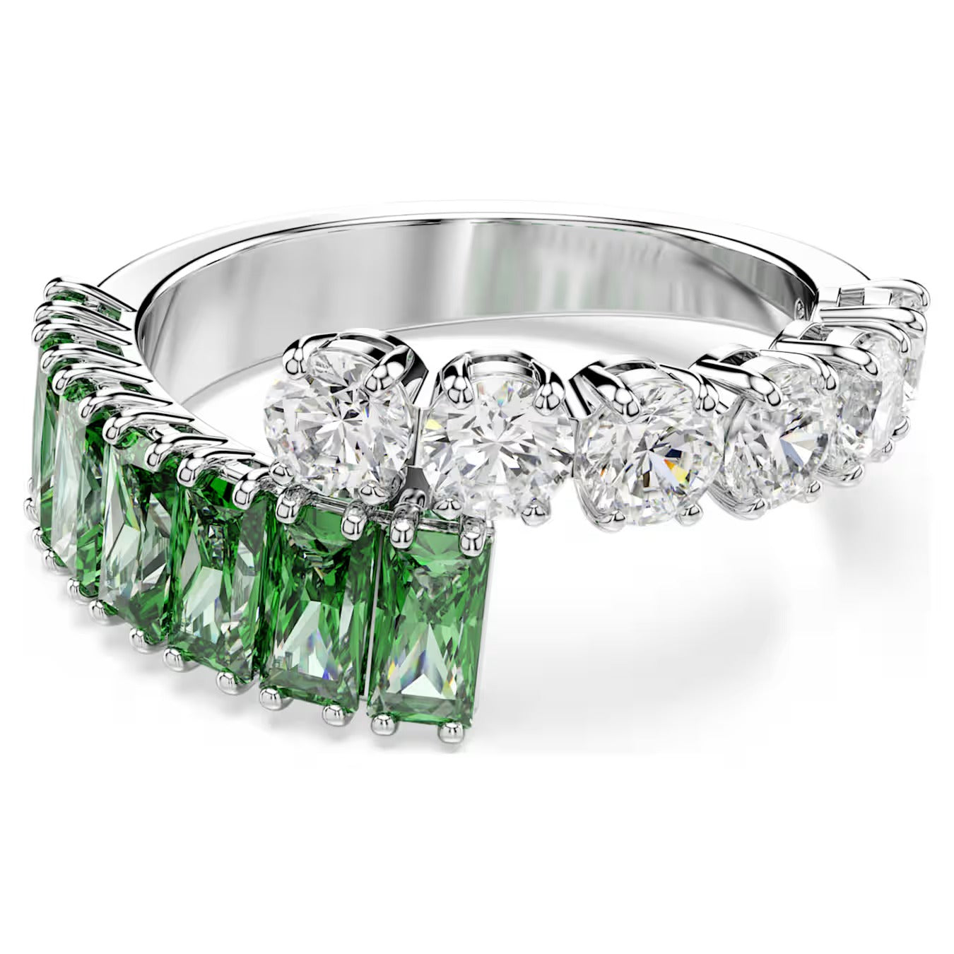 Anello Matrix Taglio misto Verde