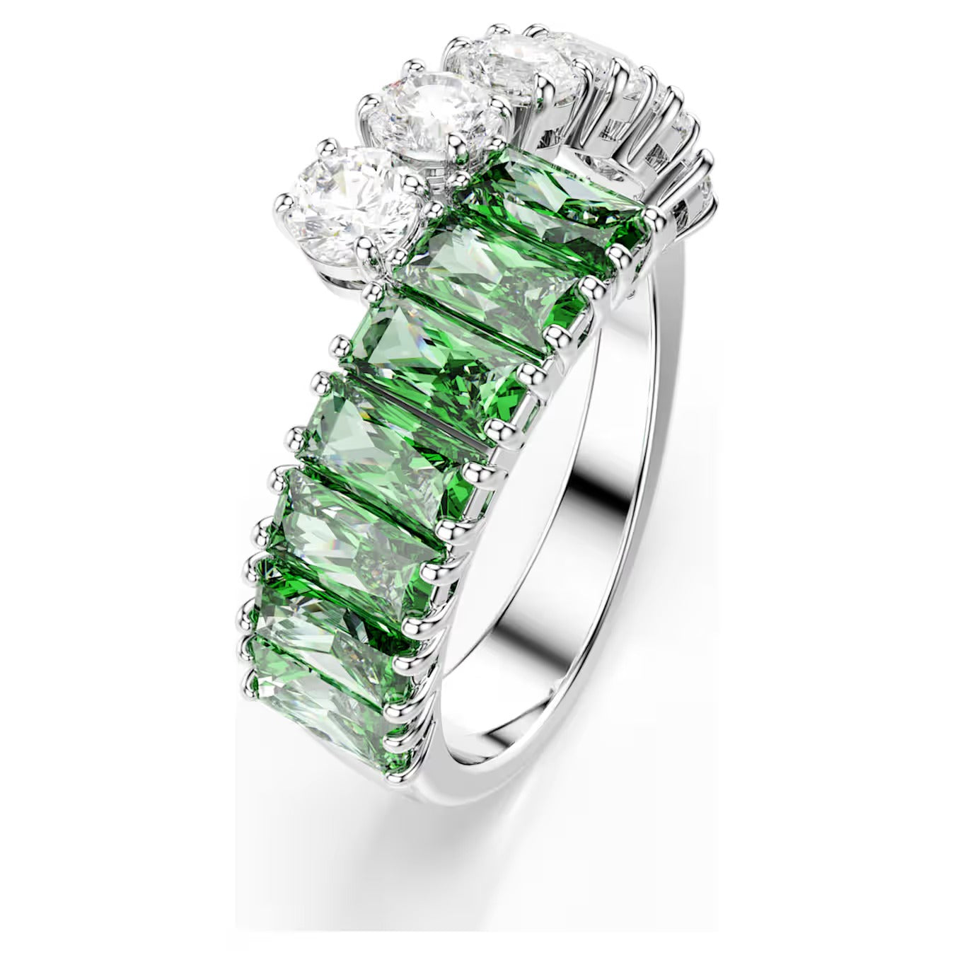 Anello Matrix Taglio misto Verde