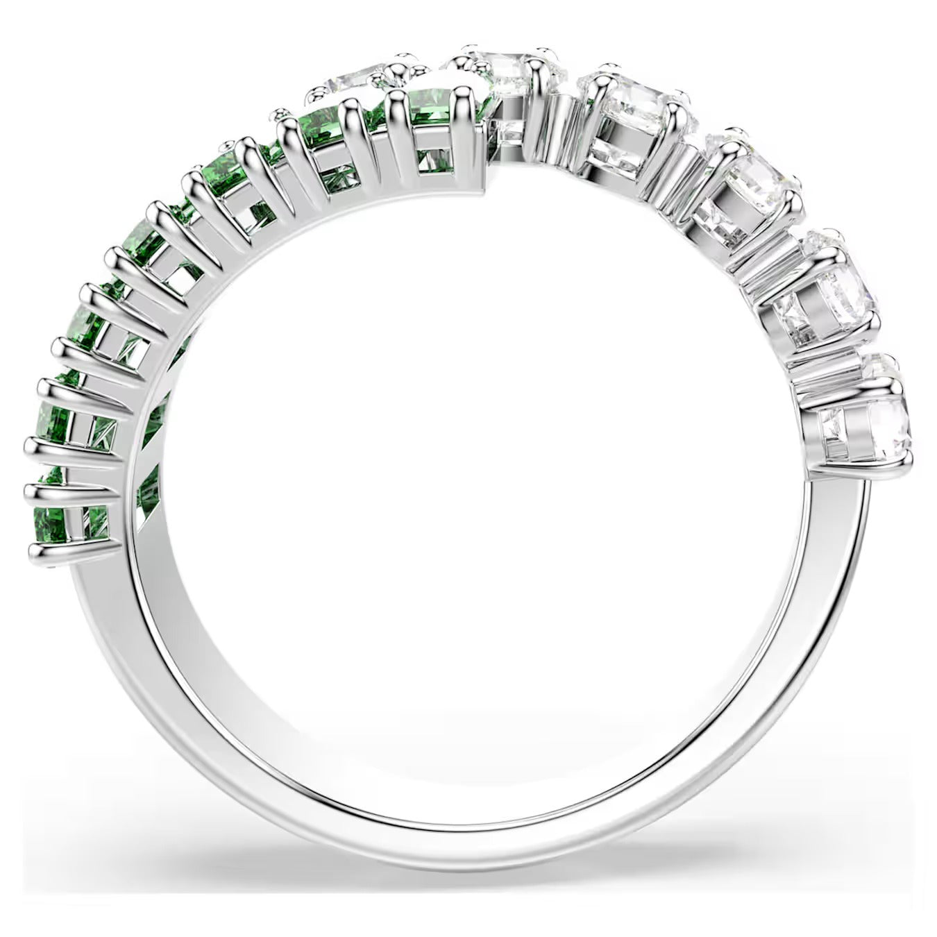 Anello Matrix Taglio misto Verde