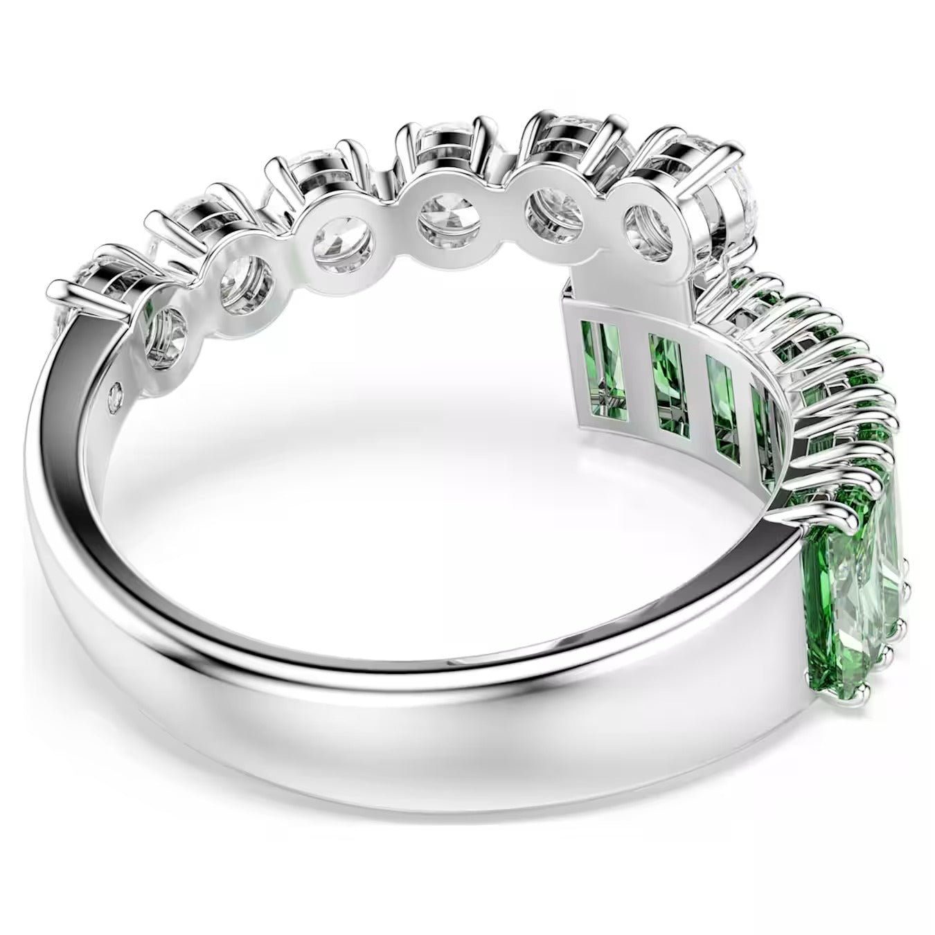 Anello Matrix Taglio misto Verde