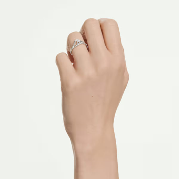 Anello Classica Taglio Concatenato Argento Sterling