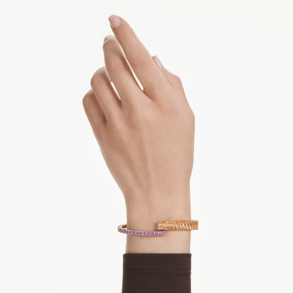 Bracciale rigido Matrix Taglio misto Viola