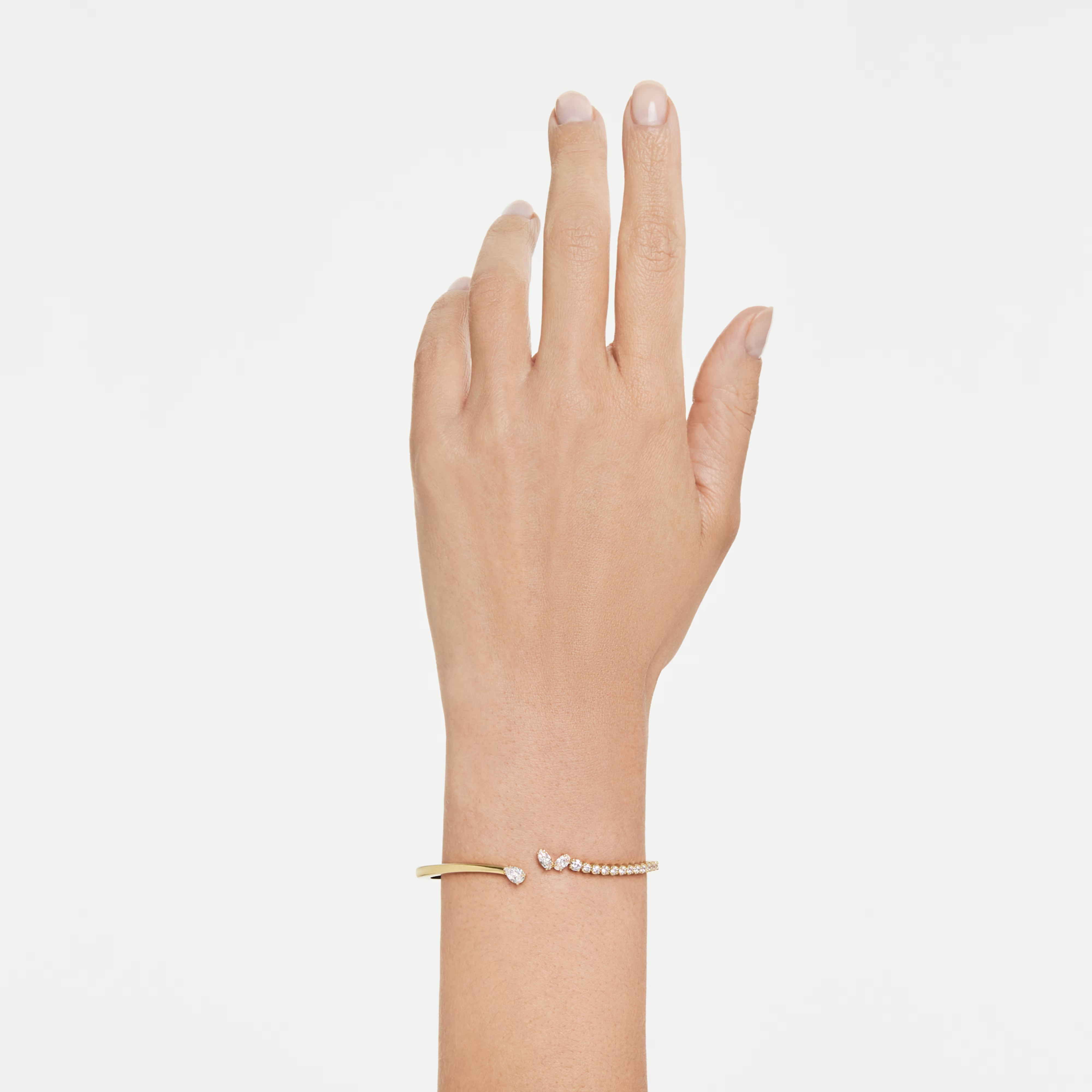 Bracciale rigido Mesmera placc oro 18K