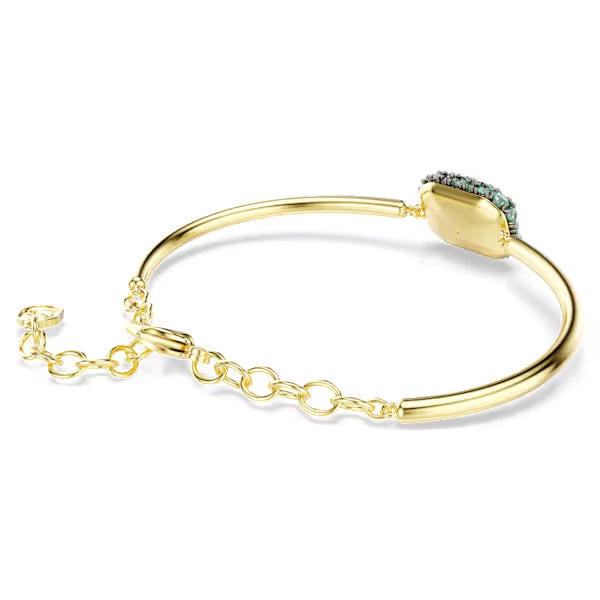 Bracciale rigido Sublima ottagon Verde placc oro 18K