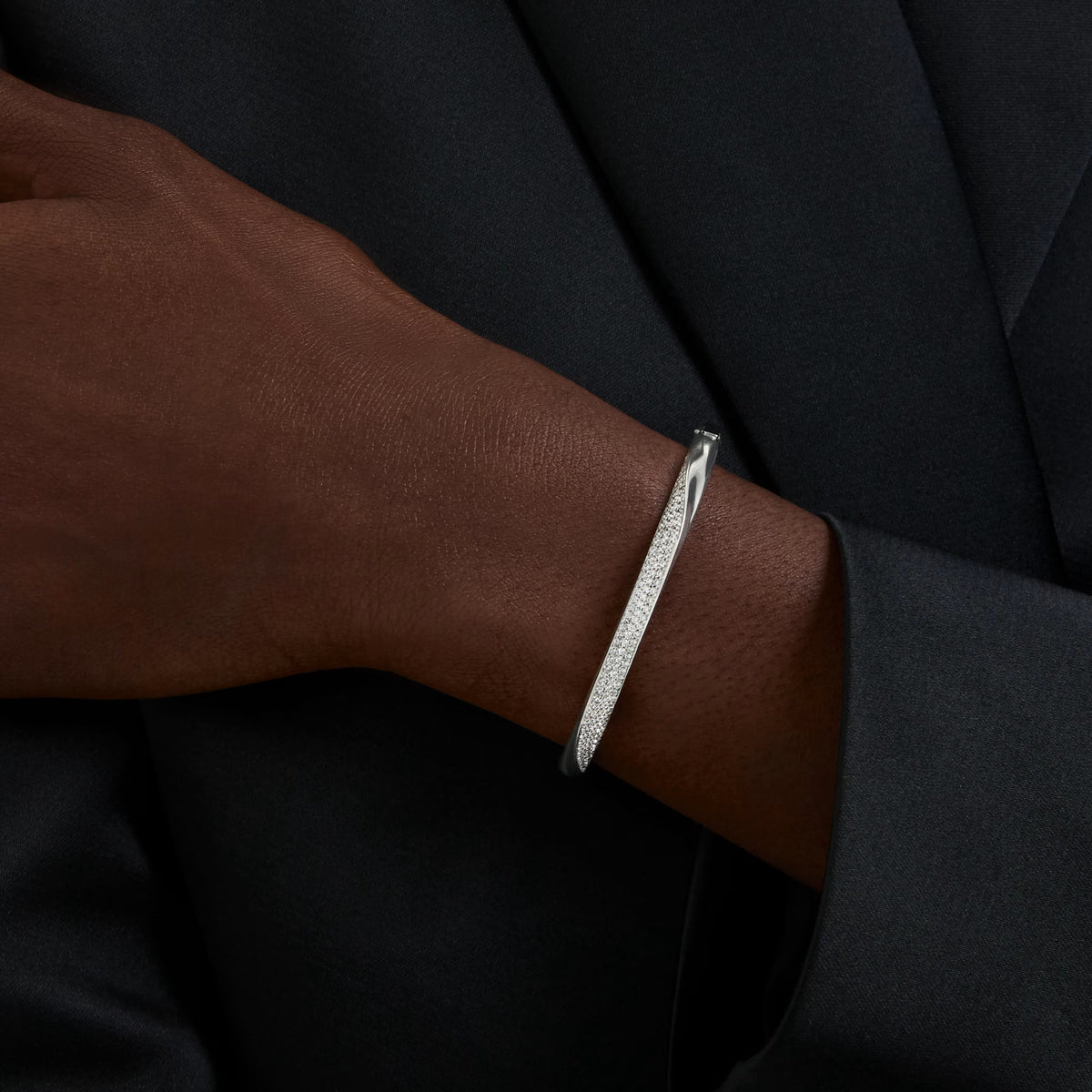 Bracciale rigido Classica Round Argento Sterling
