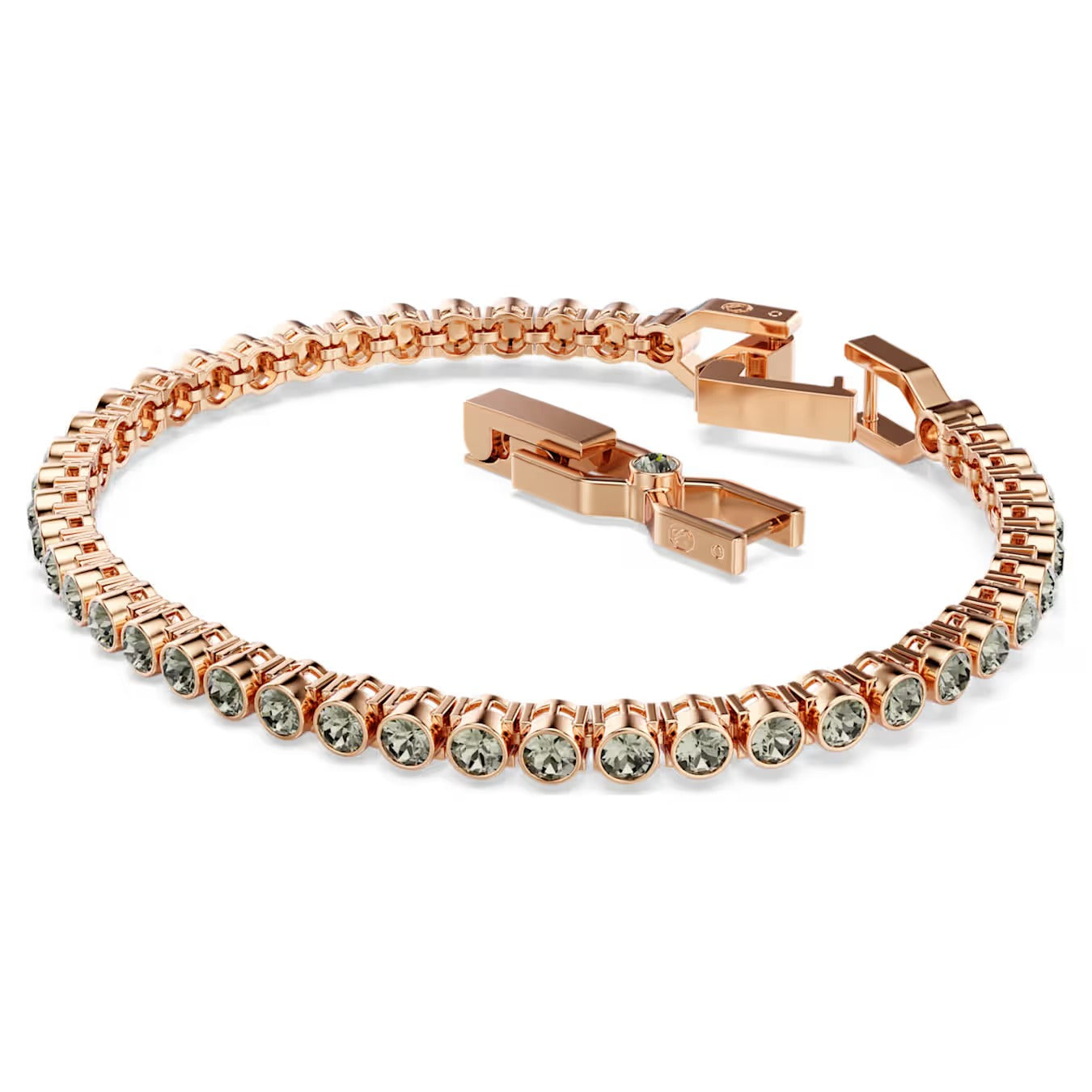 Bracciale Tennis Emily Grigio Placc oro rosa