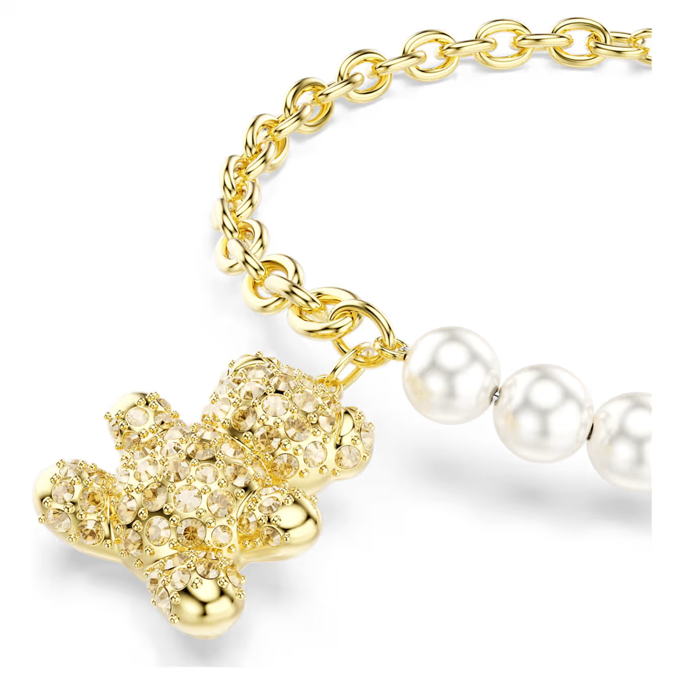 Bracciale Teddy pearl Giallo placc oro