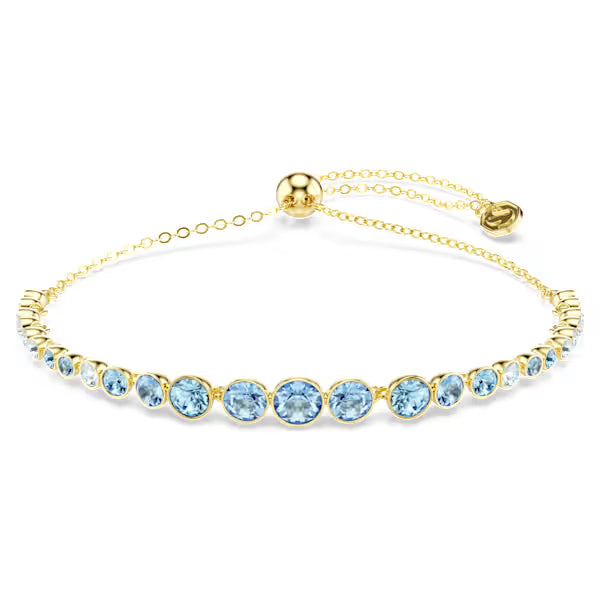 Braccialetto Imber Blu placc oro 18K