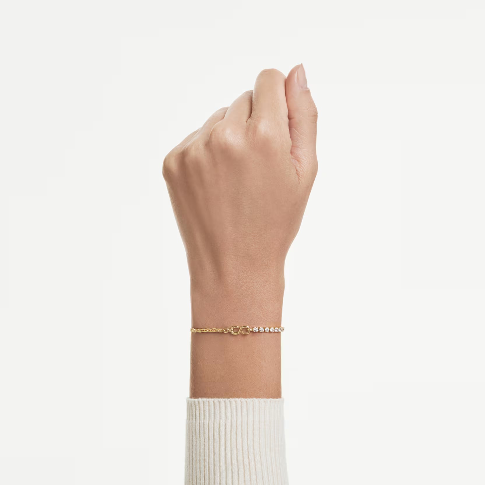 Braccialetto Matrix catena placc oro 18K