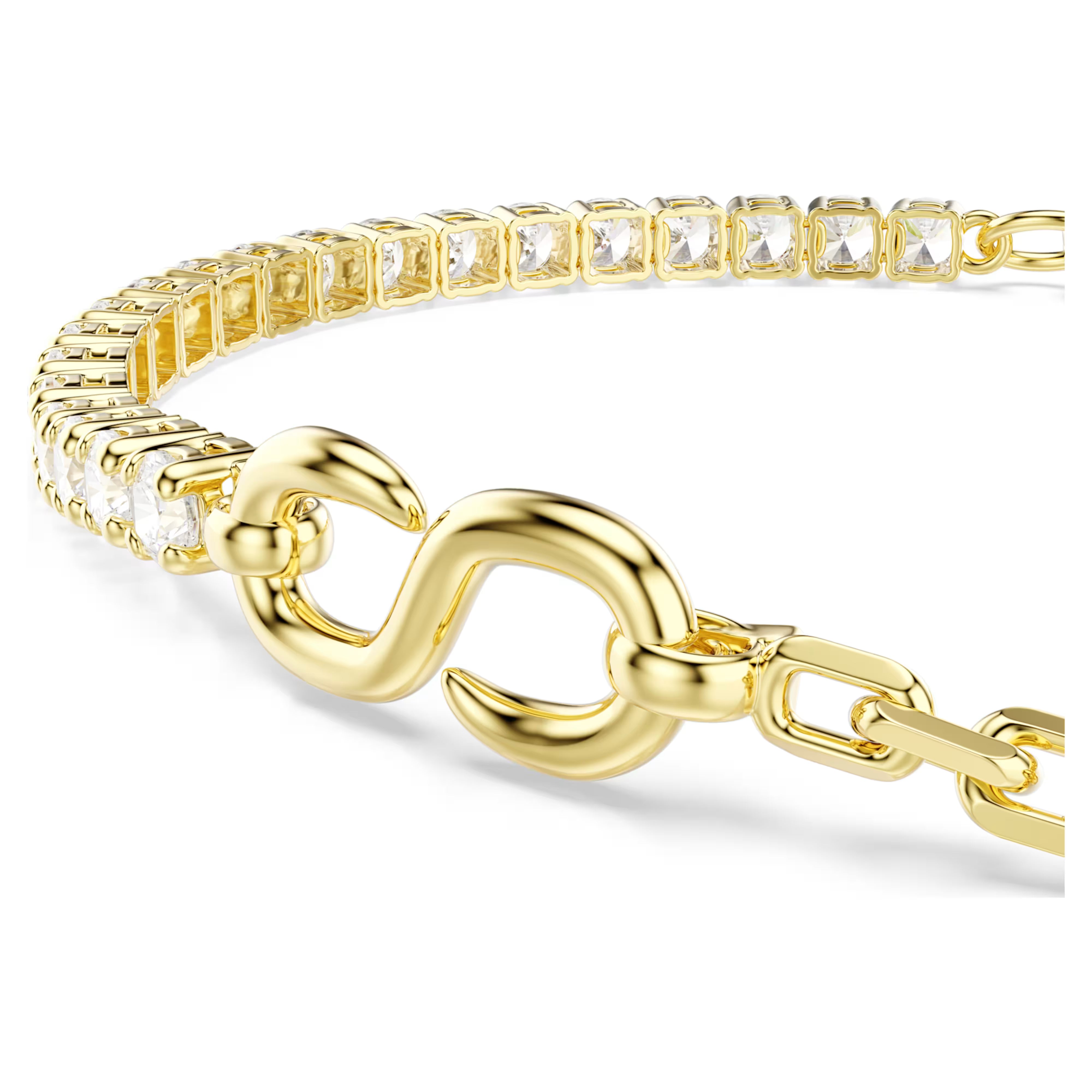 Braccialetto Matrix catena placc oro 18K