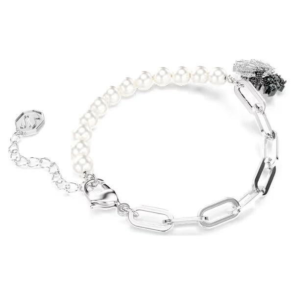 Braccialetto Cigno Nero Crystal Pearl
