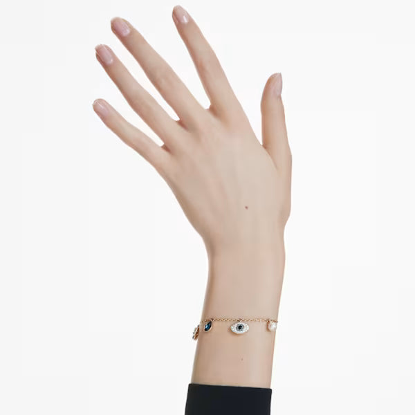 Bracciale Symbolica Crystal evil eye Placc oro