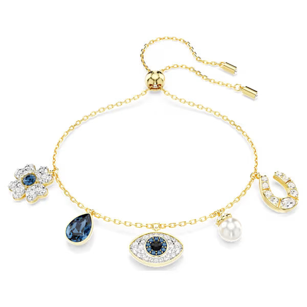 Bracciale Symbolica Crystal evil eye Placc oro