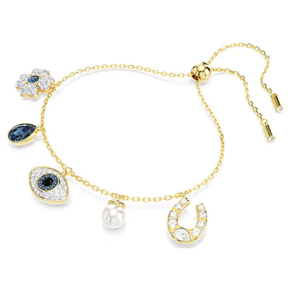 Bracciale Symbolica Crystal evil eye Placc oro