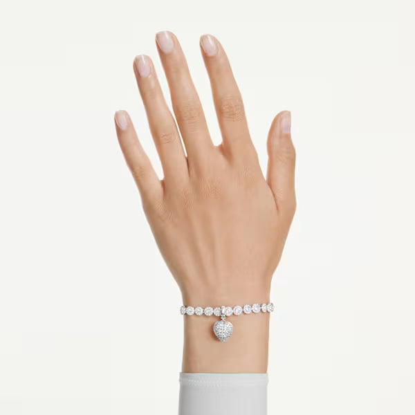 Charm Idyllia pavè e color perla Cuore