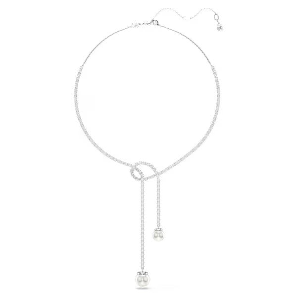 Collana a Y Matrix Crystal Pearl