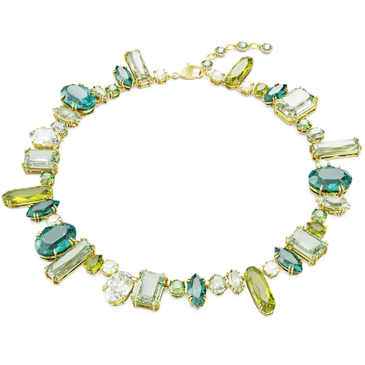 Collana Gema Taglio misto Verde