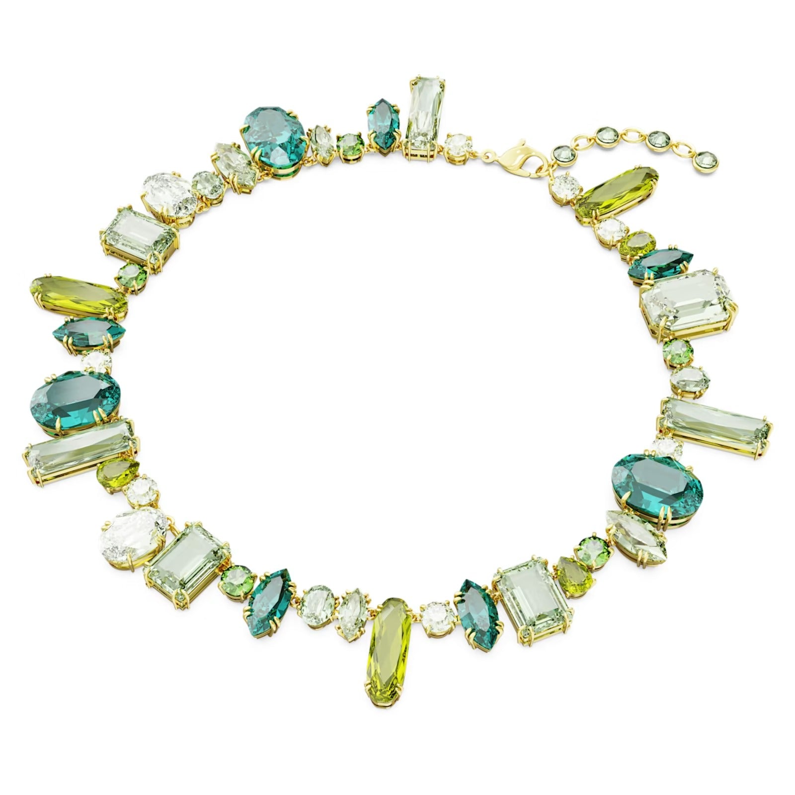 Collana Gema Taglio misto Verde