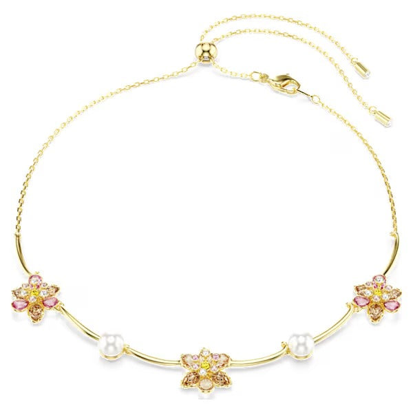 Collana Idyllia Crystal Pearl Fiori