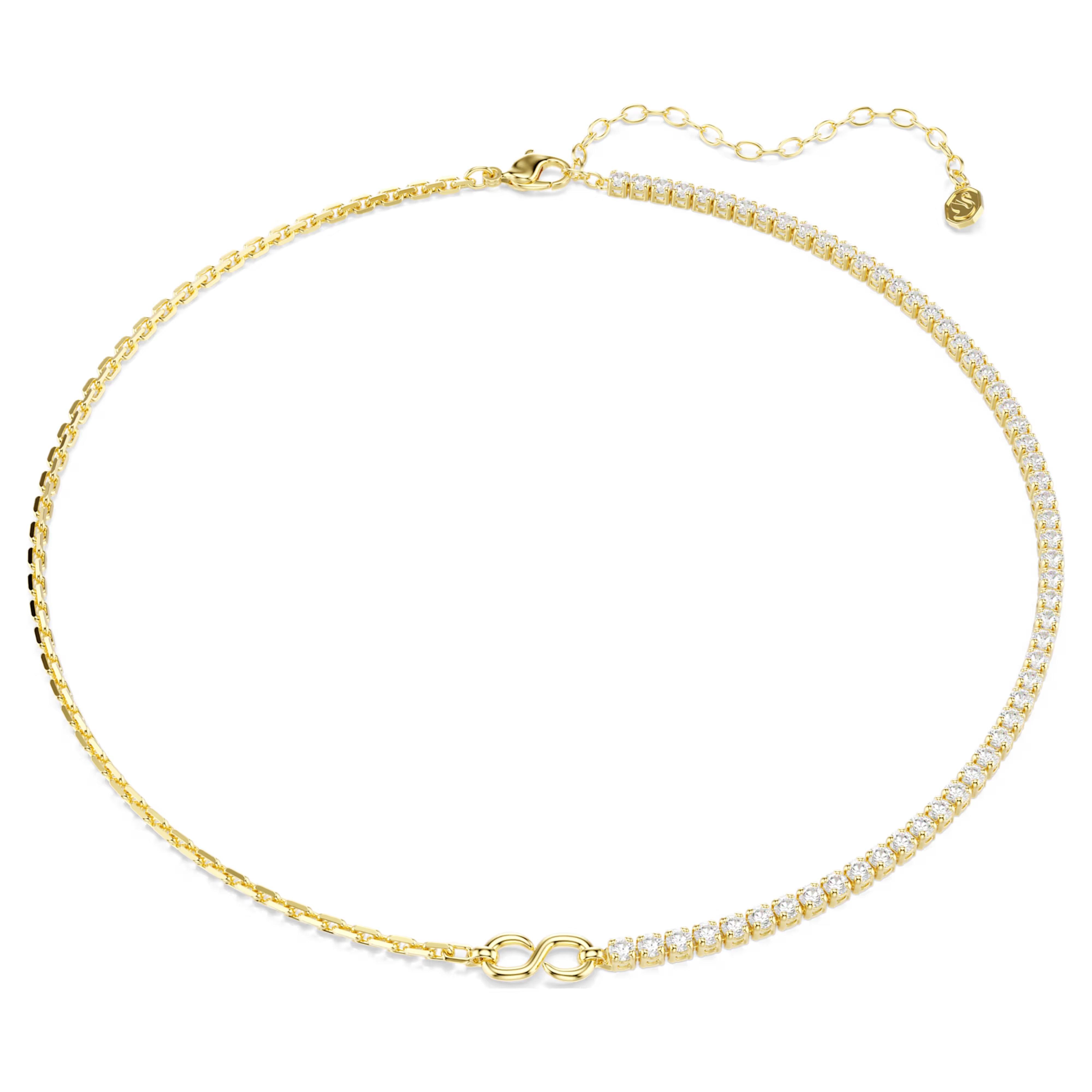 Collana catena Matrix placc oro 18K