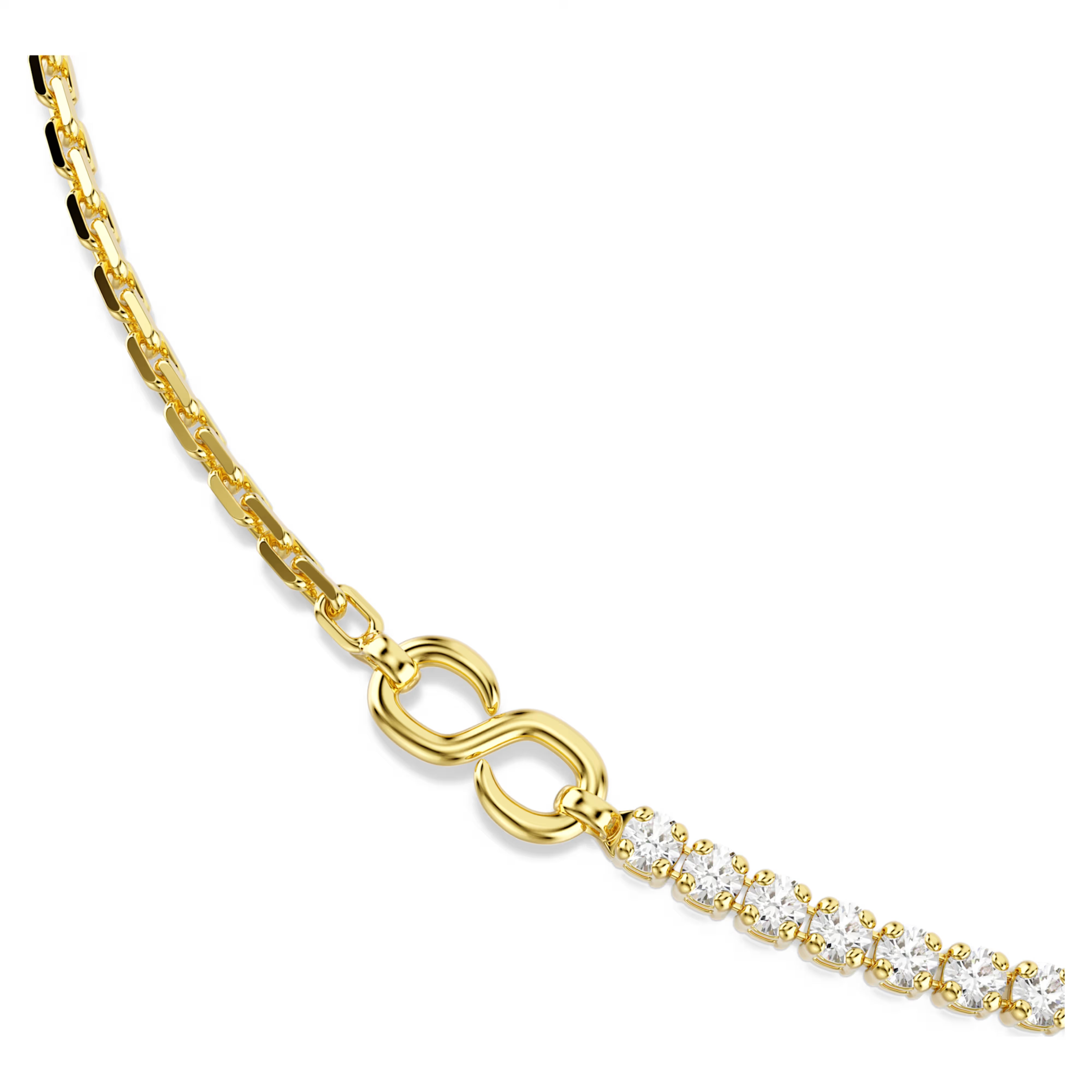 Collana catena Matrix placc oro 18K