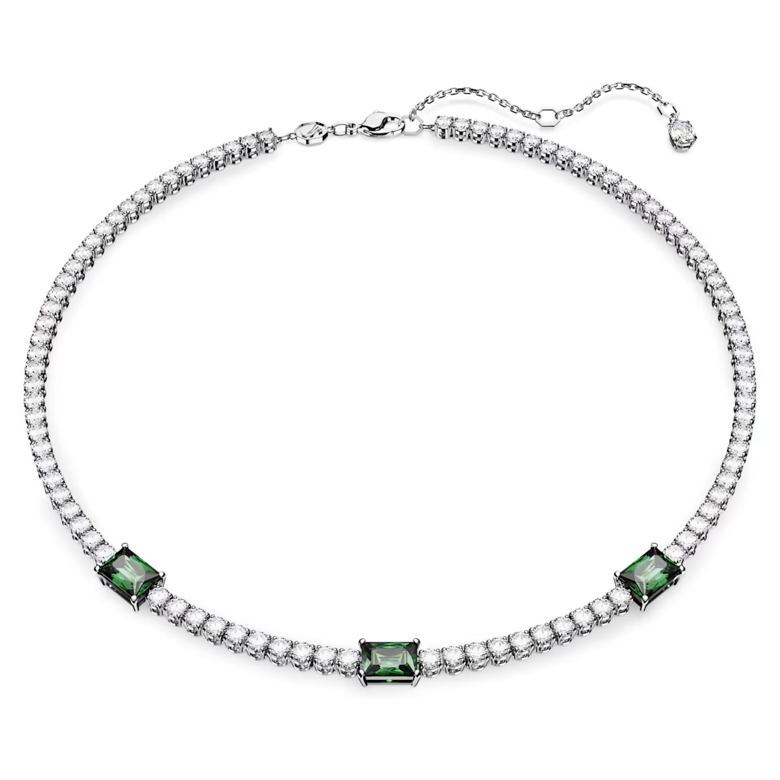 Collana Matrix Tennis taglio misto Verde