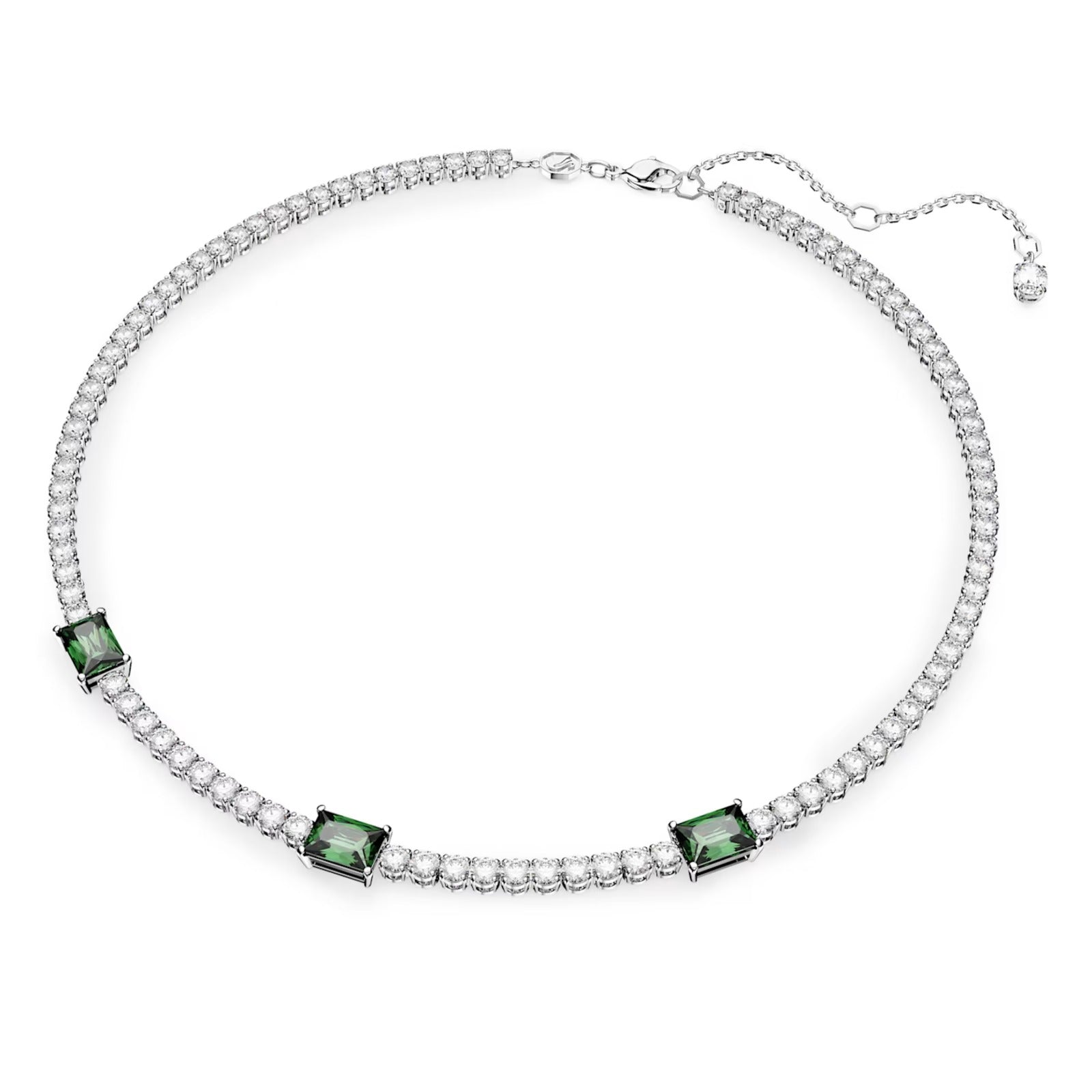 Collana Matrix Tennis taglio misto Verde