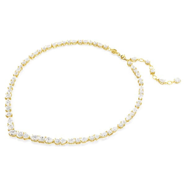 Collana Mesmera Taglio misto a V Placc oro