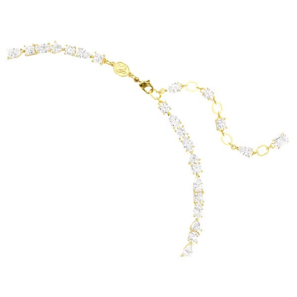 Collana Mesmera Taglio misto a V Placc oro