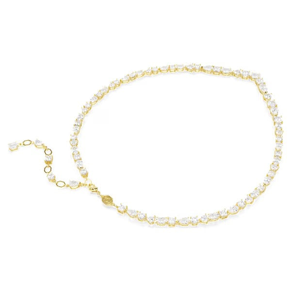 Collana Mesmera Taglio misto a V Placc oro