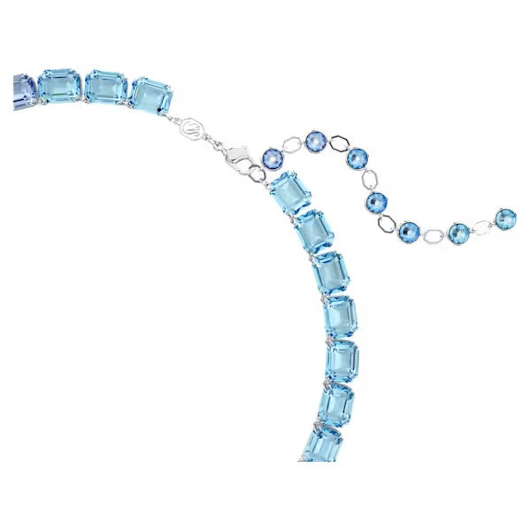 Collana Millenia Octagon sfumata Blu