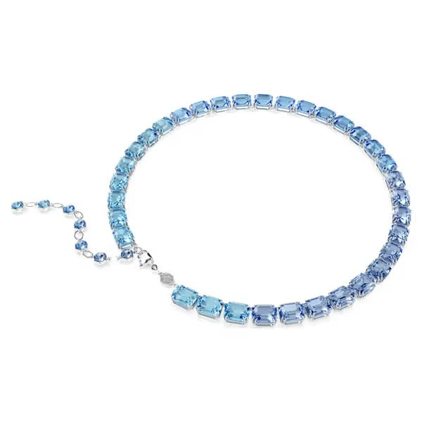 Collana Millenia Octagon sfumata Blu