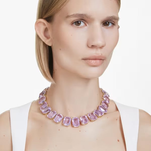 Collana Tennis Millenia ottagon Viola