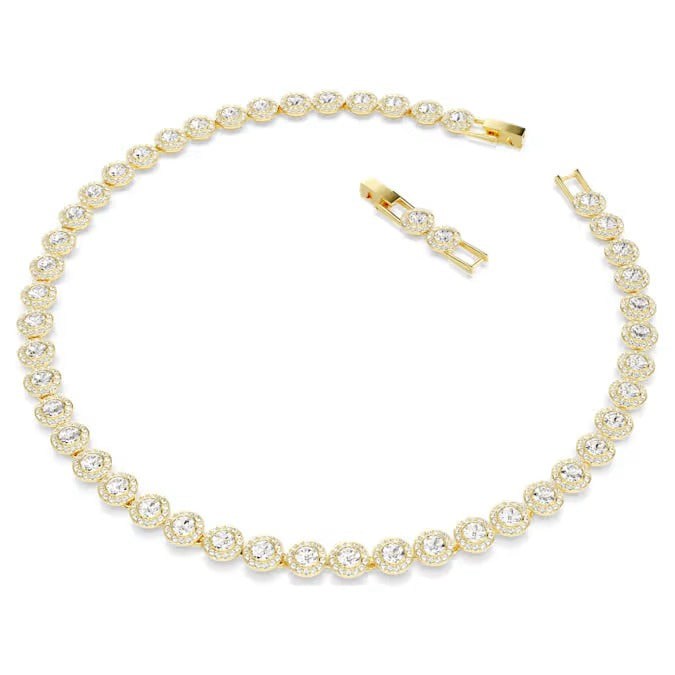 Collana Tennis Una Angelic Placc oro